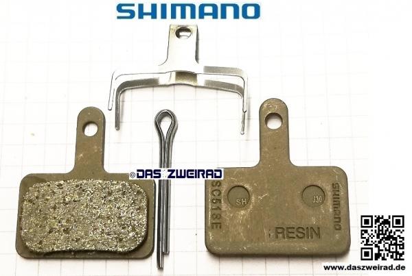 BREMSBELAG SHIMANO B05S, RESIN, 1-PAAR